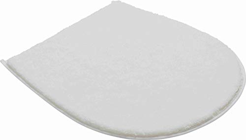 Linea Due bath rug, ultra soft and absorbent, anti slip, FANTASTIC, toilet seat cover 47x50 cm, natural