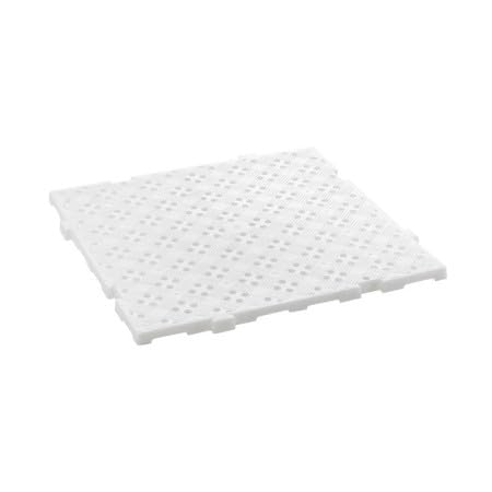 Caillebotis HACCP GILAC 50 x 50 cm, épaisseur 22 mm - Blanc