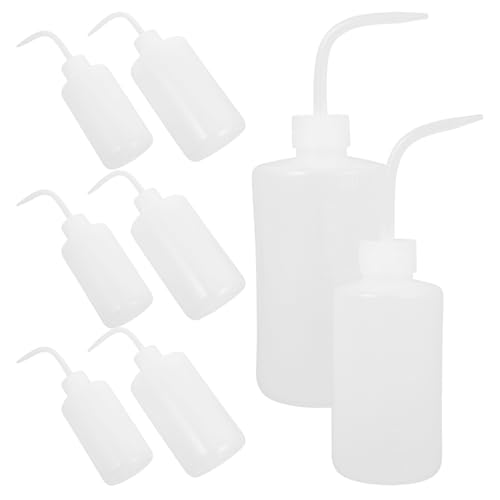 HIAKDOFT 8個 スクイーズウォッシュボトル 透明スケール付き 多機能細口角 洗浄用水筒 美容 多肉植物の散水 医療用