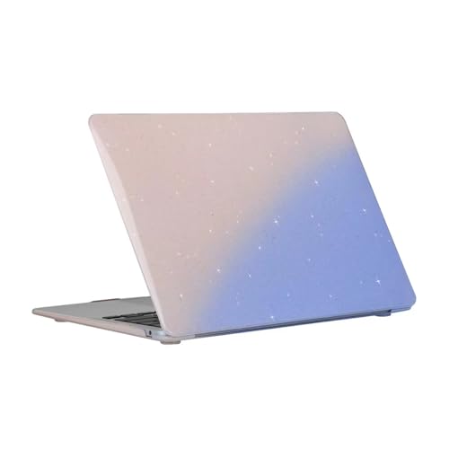 Image of Fancity Compatible with MacBook Pro 13 inch Case with Touch Bar 2020 2021 2022, M2 M1 Chip A2338 /A2289 /A2251 /A2159 /A1989 /A1706 Hard Shell Pro 13 Case (2016-2022) & Keyboard Cover, Sparkle Pink Blue