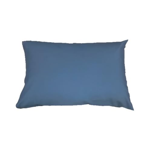 枕カバー 50×90cm ブルーグレー 1枚単位 綿100% 封筒型 アウトレット 日本製 大きめサイズ 出し入れ簡単