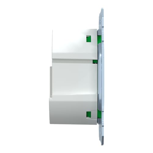 Schneider Electric Merten Connected Raumtemperaturregler-Einsatz, Unterputz, 16A, Zigbee, Smart Home, grün, Artikelnummer MEG5777-0001