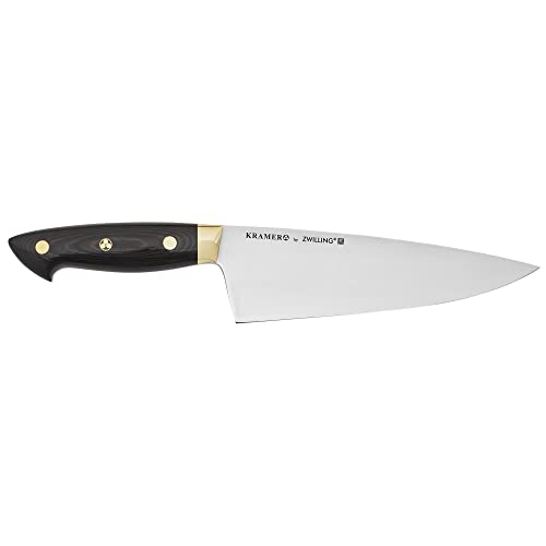 ZWILLING KRAMER EUROLINE Carbon Collection 2.0 8-inch Razor-Sharp German Chef's Knife, Made in Company-Owned German Factory with Special Formula Steel perfected for almost 300 Years