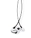 Shure AONIC 215 Wired Sound Isolating Earbuds, Clear Sound, Single Driver, Secure In-Ear Fit, Detachable Cable, Durable Quality, Compatible with Apple & Android Devices - White