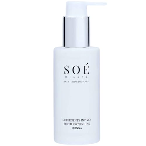 Detergente íntimo limpiador para la higiene íntima natural, fabricado en Italia, sin siliconas, parabenos añadidos, combate los olores y previene las infecciones, uso diario, probado