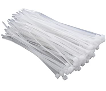 Cable Tie - (Set of 500pcs White Cable Ties) (300X3.6mm)