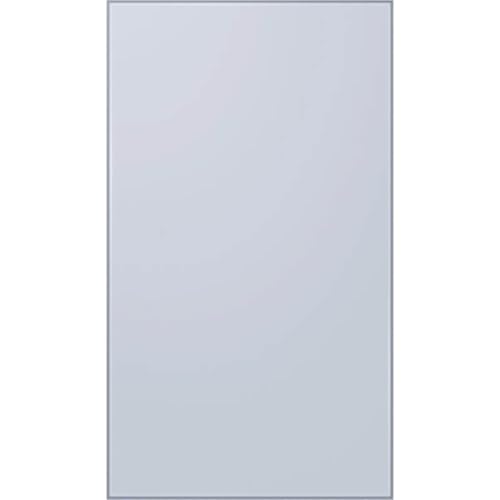 Sky Blue Glass 4-Door Flex Bespoke Refrigerator Panel by Supplying Demand
