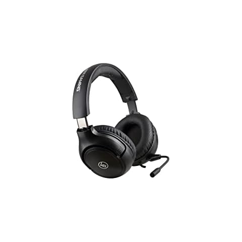 IOGEAR Kaliber Gaming Headset, 50mm Max Bass Drivers, 4-Way Swiveling Noise Isolating Earcups w/Memory Foam and Built-in Volume Control & Mute, Detachable Boom Mic, 3.5mm Connector -Black (GHG602) Cover