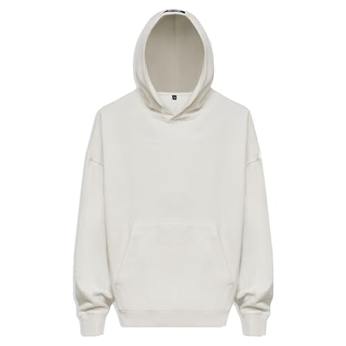 ANANKE FATE Heavyweight Fleece Hoodie for Men | Oversized Fit | 360 GSM Cotton Blend | Kangaroo Pocket