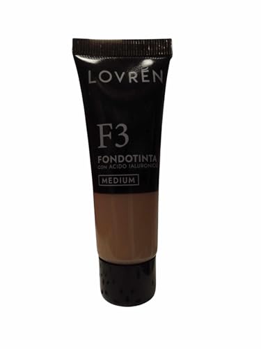 Lovren Base de maquillaje con ácido hialurónico F3 MEDIUM