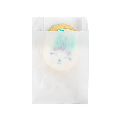 3 1/4 x 1 x 4 3/4 Open Ended, Gusseted, Glassine Bags