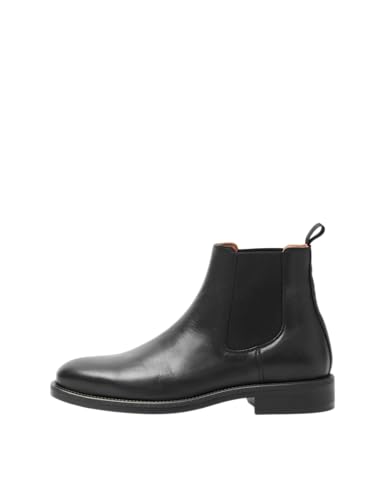 Image of SELECTED HOMME Men's Smart Casual Slhjoseph Leather Chelsea Boot Noos