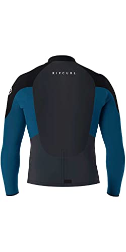 Chaqueta de traje de neopreno Rip Curl para hombre Omega manga larga 1.5mm azul talla XL miniatura 2