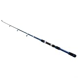 Yhenlovtt Teleskop-Angelrute aus Kohlefaser, 1,8 m, leicht, tragbar, mit Camouflage-Design, für Karpfenangeln und Outdoor-Abenteuer, Blau