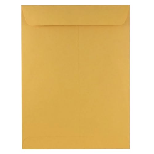 Image of 10X12 Inch (Pack of 50) Laminated Yellow Paper Envelope A4 size Ideal For Home Office Business Corporate | For Secure Mailing cheques Letters Documents | Poly Laminated inside | 100 GSM | A4