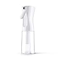 URAQT Bottigliette Spray, 200ML Spruzzino Nebulizzatore, Flacone per Acqua Continua Vuoto, per Capelli per Acconciature, Piante, Animali Domestici, Pulizia (Trasparente Bianco)