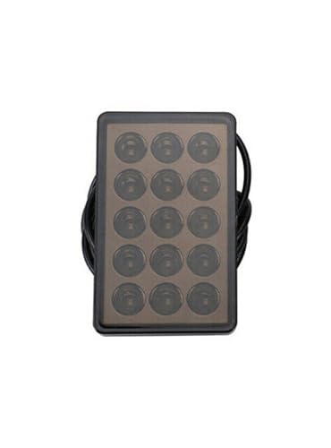 3ème feu stop stroboscopique clignotant universel noir avec 15 LED F1 Style