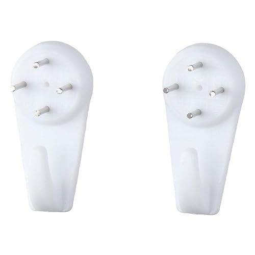 Image of 30 Pcs Traceless Nail Hooks Concrete Wall Hooks Non-Trace Hanging Hook for Picture Photo Frame Clock Hangers