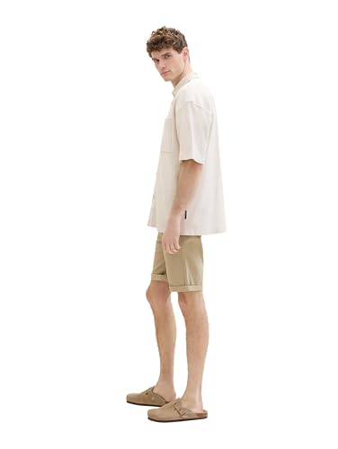TOM TAILOR Herren Slim Chino Bermuda Shorts mit Stretch, 11018 - Chinchilla, 29 – Ansicht 6