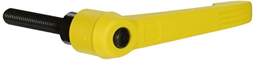 Image of Kipp 06610-51216X60 Fiberglass Reinforced Plastic /Steel Adjustable Handle with M12 External Thread, inchNovo.Grip inch Style, Steel Components, Metric, 60 mm Screw Length, Size 5, Bright Yellow Color