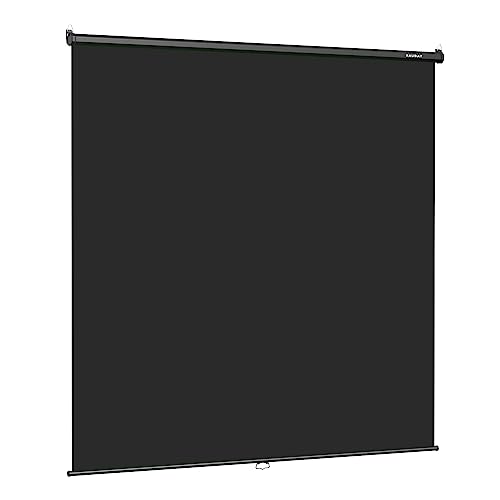 RAUBAY Black Retractable Backdrop