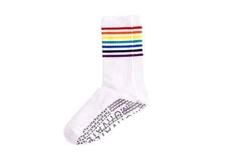 Fashion-Crew-Grip-Socks-Slipper-Socks-for-Barre-Pilates-and-Yoga-Pilates-Socks-with-Grips-for-Women-and-Men