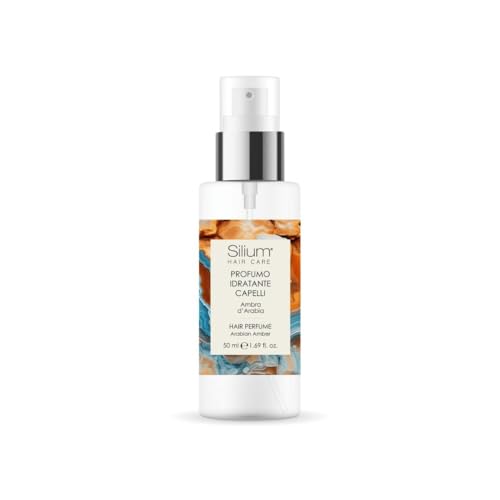 Silium - Profumo per capelli idratante e rinforzante - Ambra D'Arabia - 50 ml