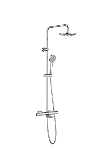 Roca A5A2H18C00 - Colonna termostatica per bagno-doccia Victoria Basic, colonna termostatica per bagno-doccia