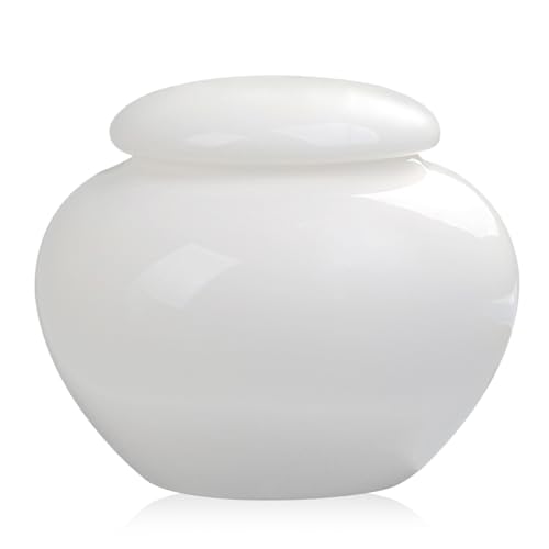 Remember Forever Urna Funeraria A Forma Di Cuore In Ceramica - Capienza 4,8 Litri, Colore Ecru