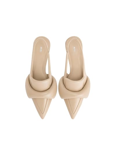 JW PEI Women's Carla Soft Padded Kitten Heel Pumps - Silver4