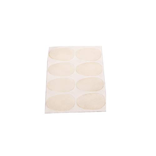 Alnicov 8 Stück Mundstückpolster 0,5 mm für Alt-/Tenorsaxophon ovale Gummi