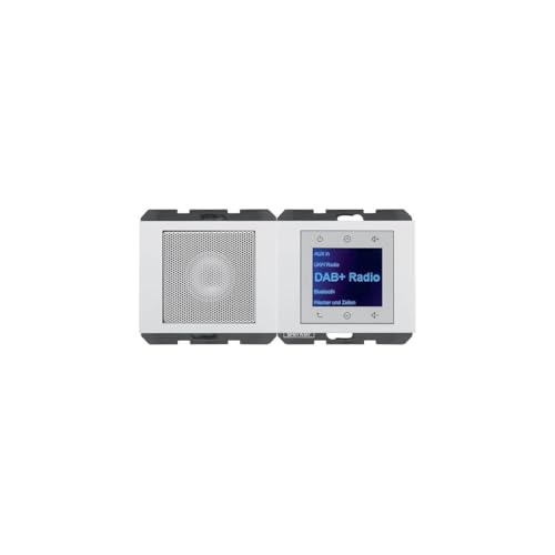 Radio encastrable DAB+ Hager pour domotique KNX et DOM