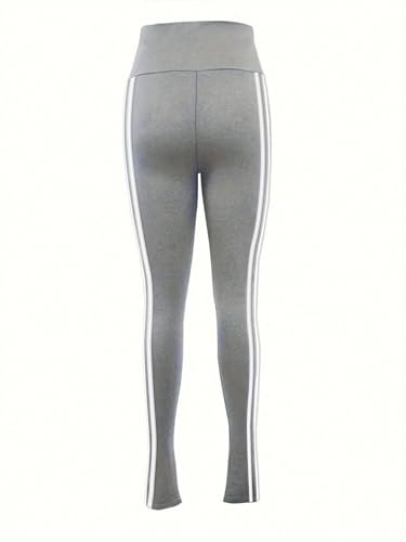 Womens Classic Casual Pants Fit Striped Stacked Pants4