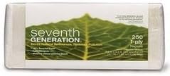 Seventh Generation 100% Recycled Napkins, 1-Ply, 11 1/2 X 12 1/2, White, 250/pack