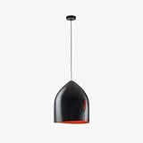 fabbiana Colore: Rosso Fabbian oru Sospensione SMALL nero