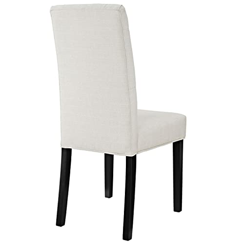 Modway Confer Modern Tufted Upholstered Fabric Parsons Kitchen And Dining Room Chair In Beige #TOP3