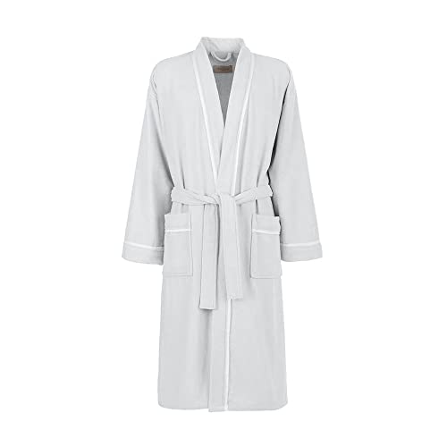 Roupão Domenico Masculino 100% Algodão Gelo Trussardi Tamanho:G