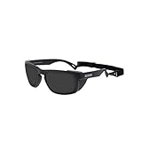 [オーシャン] サングラス ユニセックス [ Le MORNE ] 取り外し可能サイドシールド付き UVカット 軽量 頑丈 ブラック (スモークレンズ) OCN-ECO100-1 【正規品】