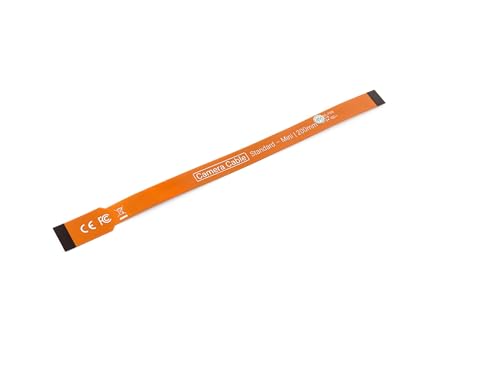 Wonrabai Official CSI FPC Flexible Cable Compatible with Raspberry Pi 5, 200MM/20CM, 22Pin to 15Pin, Suitable for CSI Camera Modules