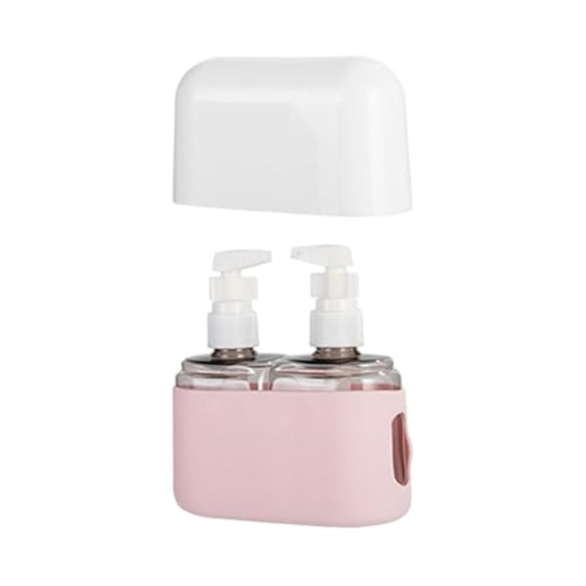 Travel Size Containers for Foam Soap & Cosmetics, 2pcs Pink