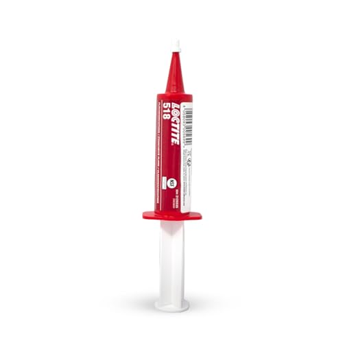LOCTITE® 518 25ml Blister Seringe - Joint de Surface Anaérobie - Étanchéité Parfaite pour Surfaces Rigides en Métal