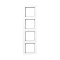 Jung AC 584 WW AC584WW Rahmen 4fach Serie A Creation alpinweiß