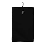 NORTHWEST San Antonio Spurs NBA Team Logo Micro Fiber Tri-Fold Golf Towel 16 x 24 Inches
