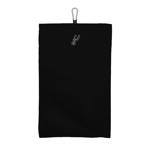 NORTHWEST San Antonio Spurs NBA Team Logo Micro Fiber Tri-Fold Golf Towel 16 x 24 Inches