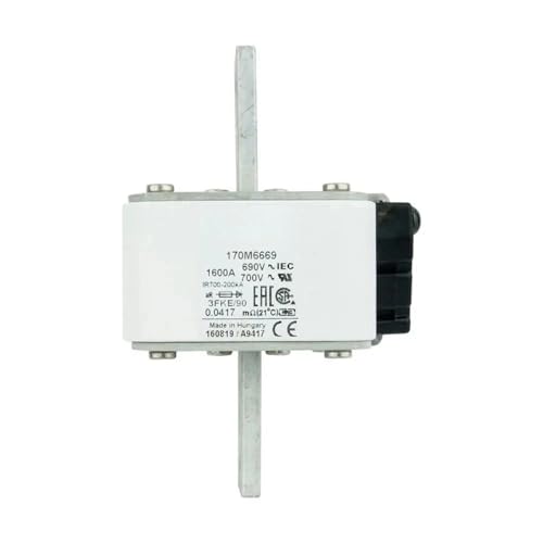 Fusible 170M6660 et série 170M6658 à 170M6669 pour protection industrielle