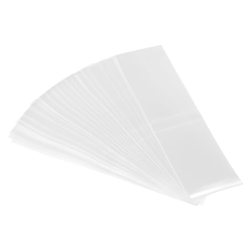 PATIKIL - PATIKIL 135x35mm PVC Perforated Shrink Bands, 500Pcs Heat Shrink Wrap for Bottles, Jars, Cans and Tins Fits Cap Diameter 3.23 to 3.35", Clear