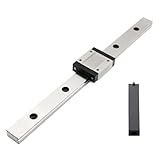440C SUS Stainless Steel MGN20 Linear Rail Guide MGN20C MGN20H Guideway Motions 1pc Rail +1 pc Carriage Set 3D Printer Part(20H,ONLY 1 PC Carriage)
