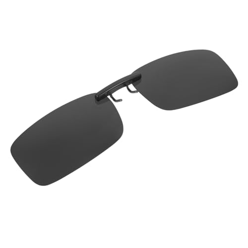 Polarized Clip-On Sunglasses for Men and Women Frameless Silicone Lens Cover Over Glasses UV Protection for Outdoor Activities - Main Image
