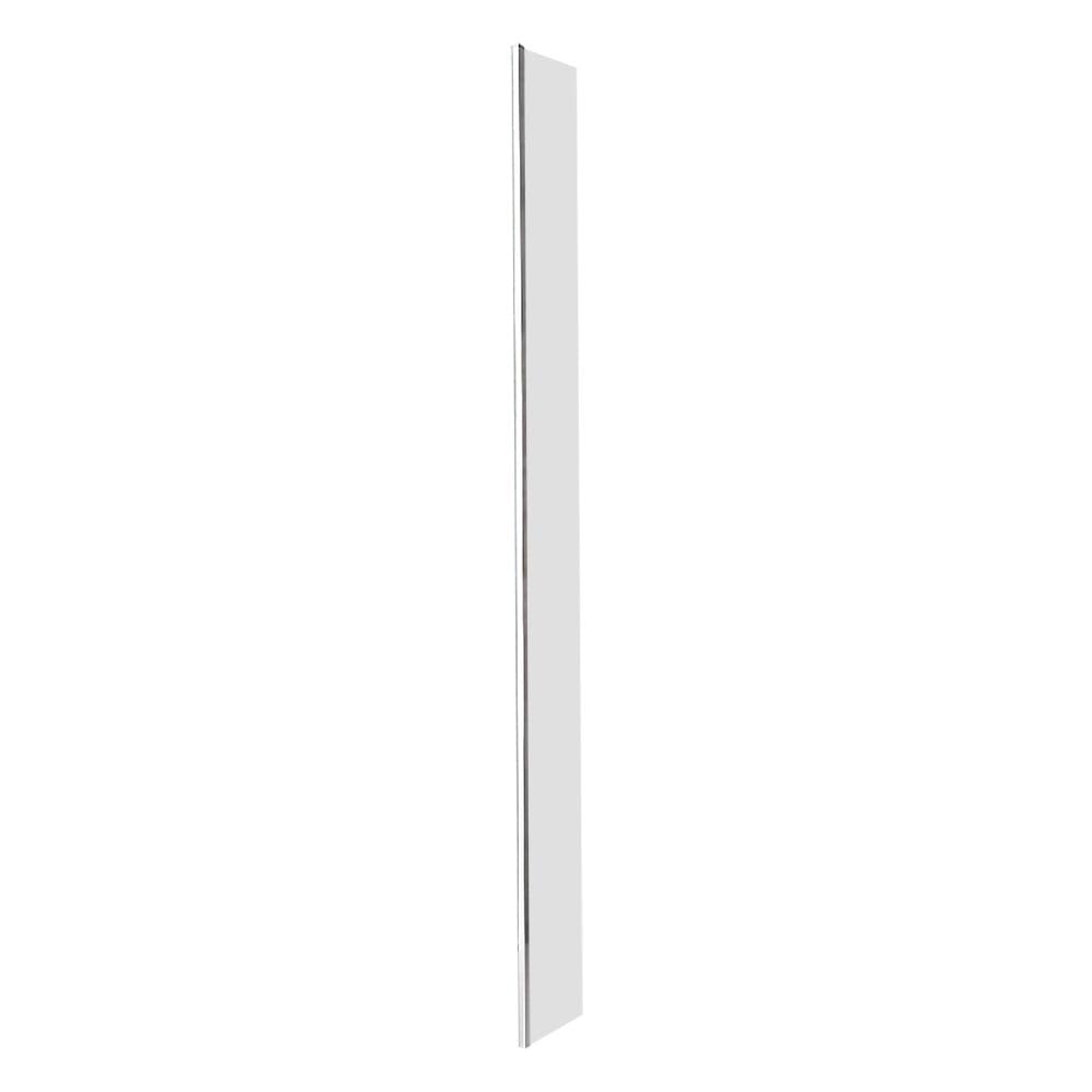 Milano Portland 300mm Chrome Hinged Shower Enclosure Return Screen
