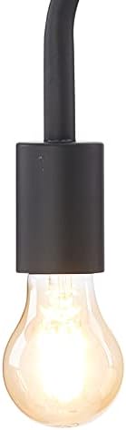 wilko Black Angled Floor Lamp, Gorgeous Black Angled Floor Lamp, Contemporary Design Angle Lamp, H150 x Dia 23cm